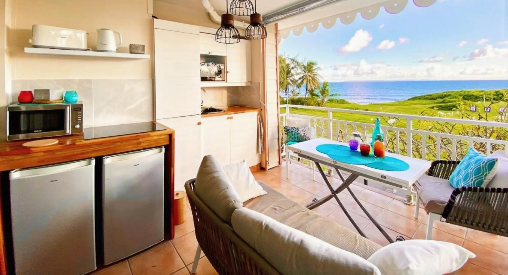 Studio Pleine Vue Mer, Plages, Piscines-4 Etoiles Sainte-Anne